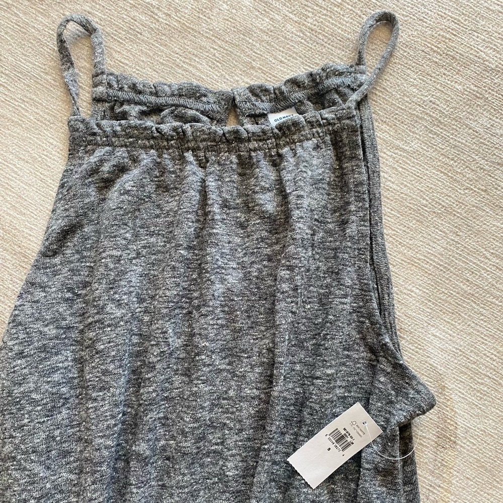 Grey high neck romper